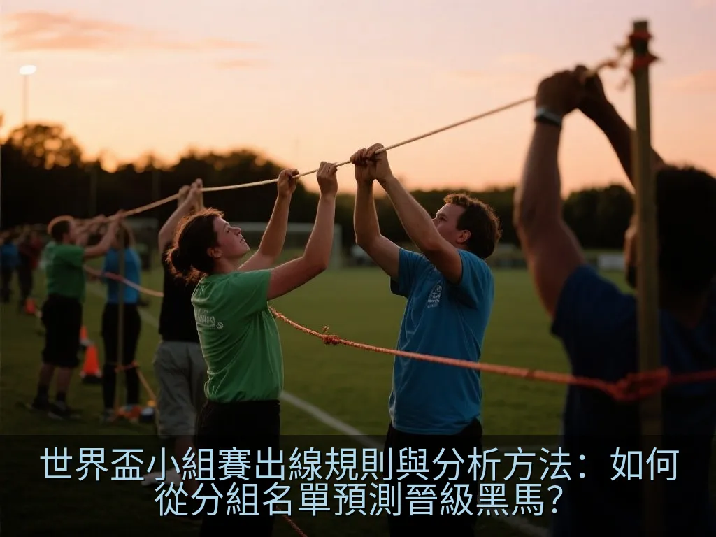 足球賽事數據分析與晉級概率預測圖表